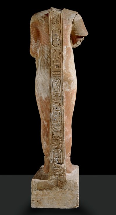 Statua di Akhenaton, vista posteriore da Egyptian 18th Dynasty